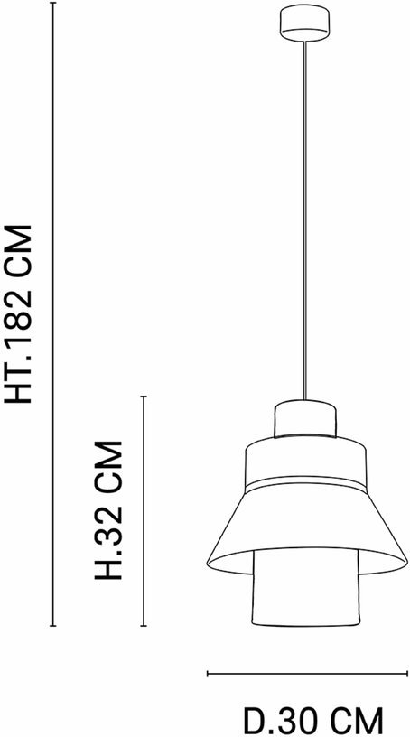 Suspension en lin nude 182 x 30 cm Singapour - Market set - The Cool Republic