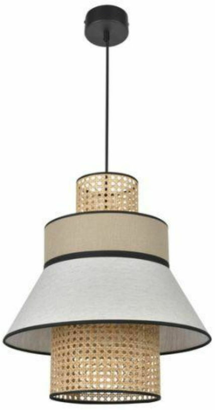 Suspension en lin nude 194 x 40 cm Singapour - Market set - The Cool Republic