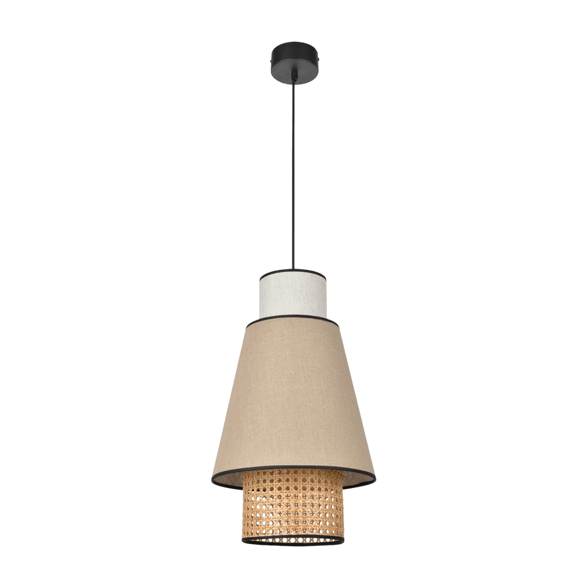 Suspension en lin nude 199,5 x 30 cm Singapour - Market set - The Cool Republic