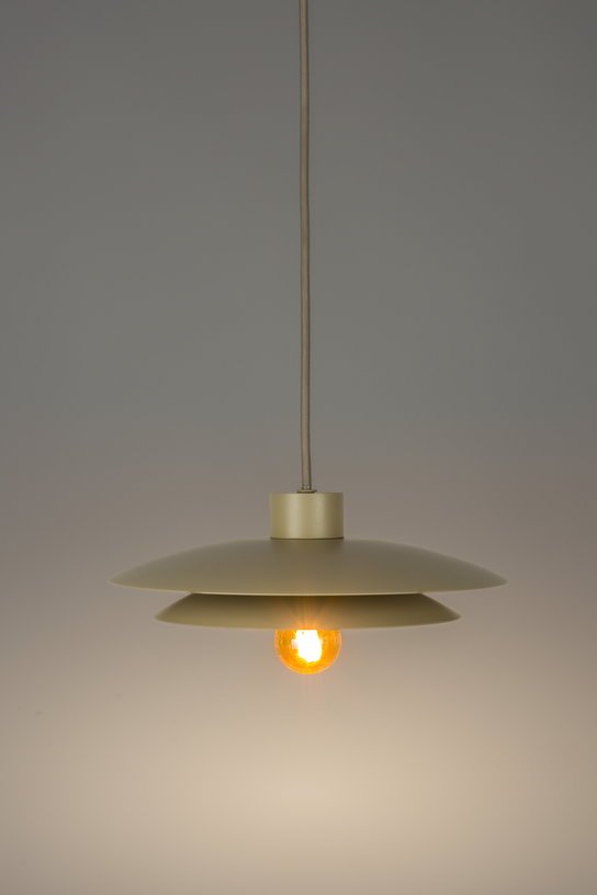 Suspension en métal beige 26,5cm Alba - The Cool Republic - The Cool Republic
