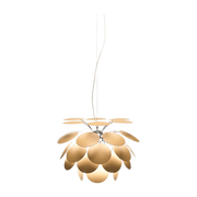 Beige matte metal suspension lamp 35cm Discoco - Marset - The Cool Republic