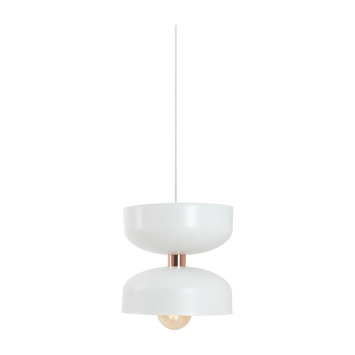 Suspension en métal blanc 22,5 cm Woman - Custom Form - The Cool Republic