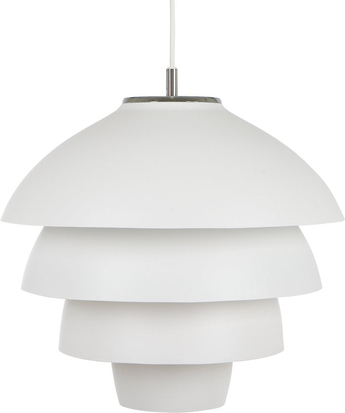 Suspension en métal blanc 42 cm Valencia - Belid - The Cool Republic