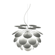 Suspension en métal blanc 68cm Discoco - Marset - The Cool Republic