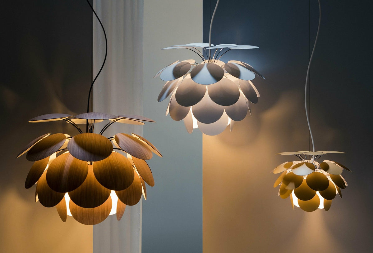 White metal pendant lamp 68cm Discoco - Marset - The Cool Republic