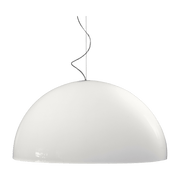 Suspension en métal blanc 85 x 42,5 cm Blow - Martinelli Luce - The Cool Republic
