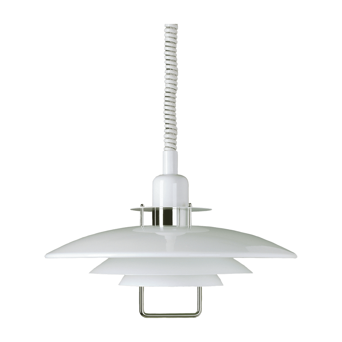 Suspension en métal blanc et chrome Primus II - Belid - The Cool Republic