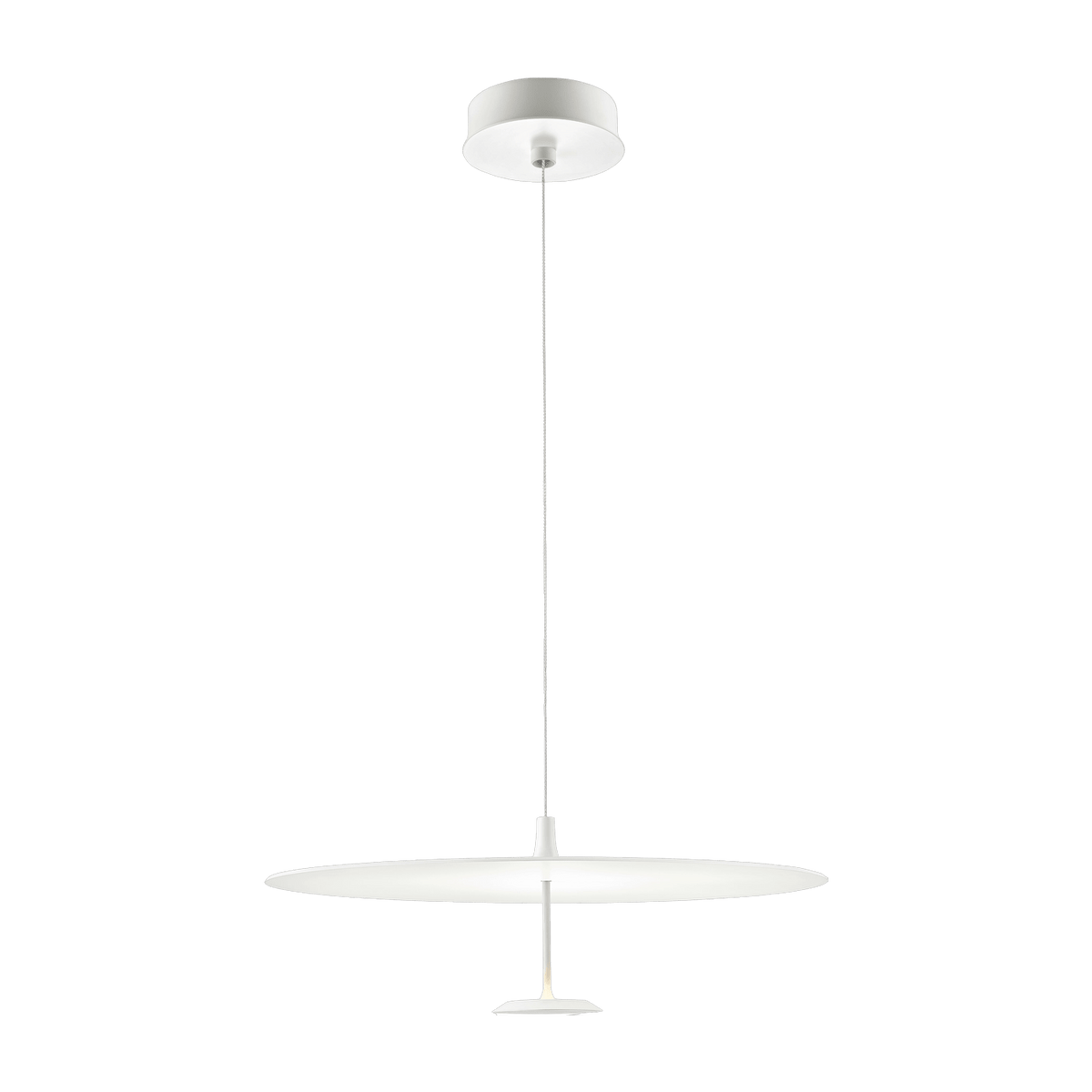 Suspension en métal blanc mat Dot 600 Lite - Lumina - The Cool Republic