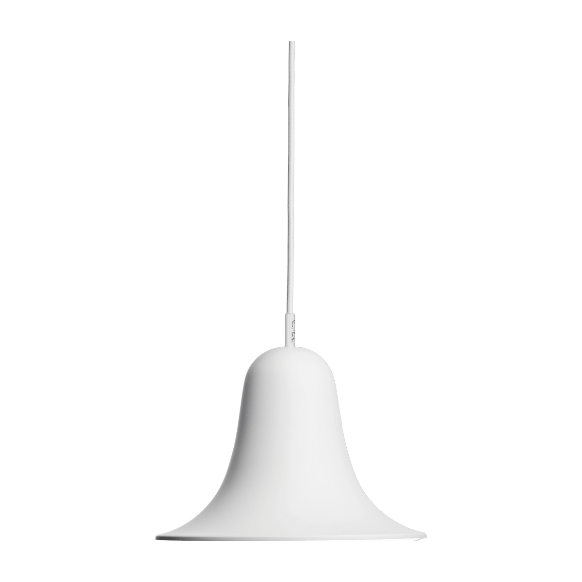Suspension en métal blanc mat Pantop - Verpan - The Cool Republic