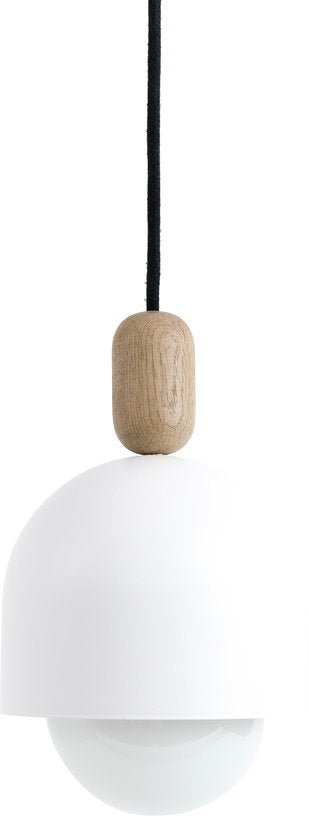 Suspension en métal blanc Ovoi - Kolorowe Kable - The Cool Republic