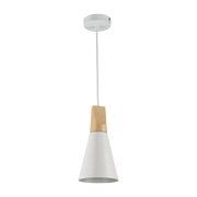 Suspension en métal blanche 14 cm Bicones - Maytoni - The Cool Republic