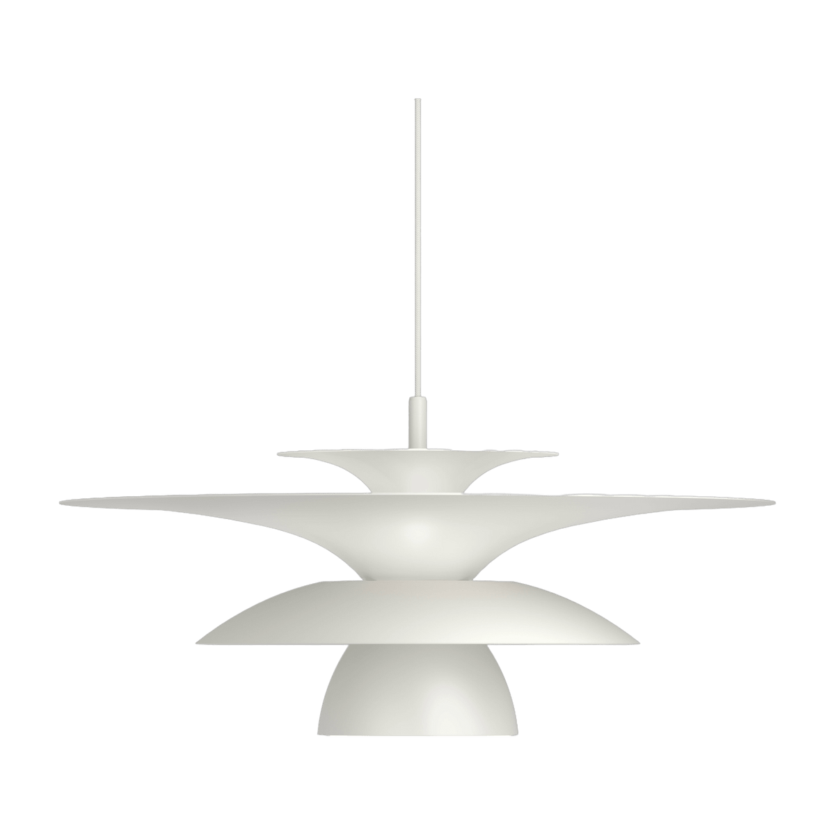 Suspension en métal blanche 50cm Picasso - Belid - The Cool Republic