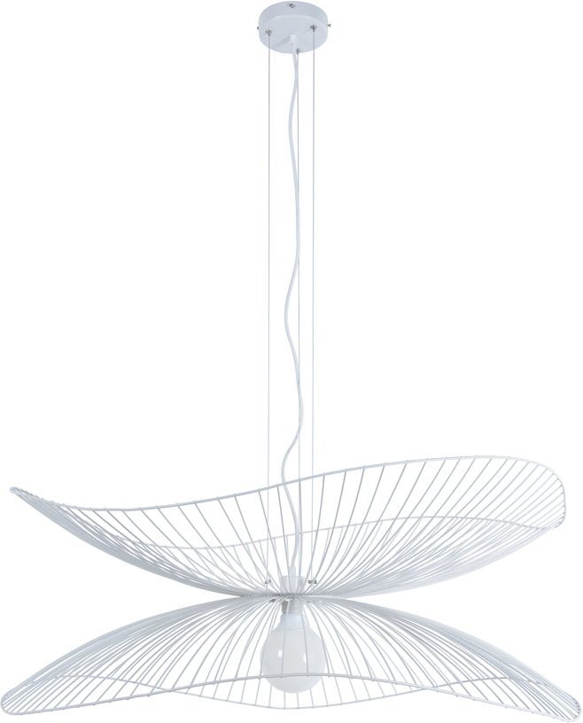 Suspension en métal blanche L Libellule - Forestier - The Cool Republic