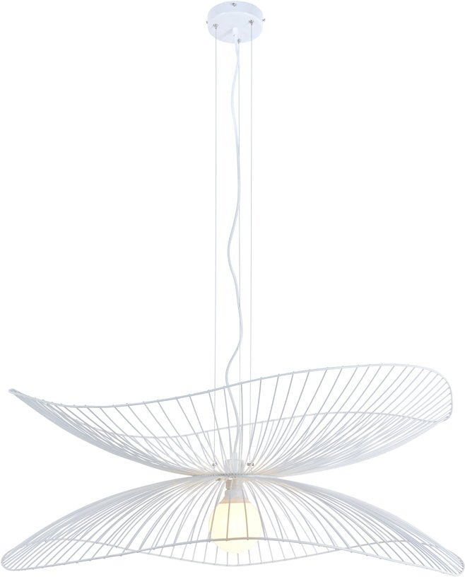 Suspension en métal blanche L Libellule - Forestier - The Cool Republic