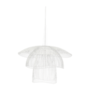 Suspension en métal blanche L Papillon - Forestier - The Cool Republic