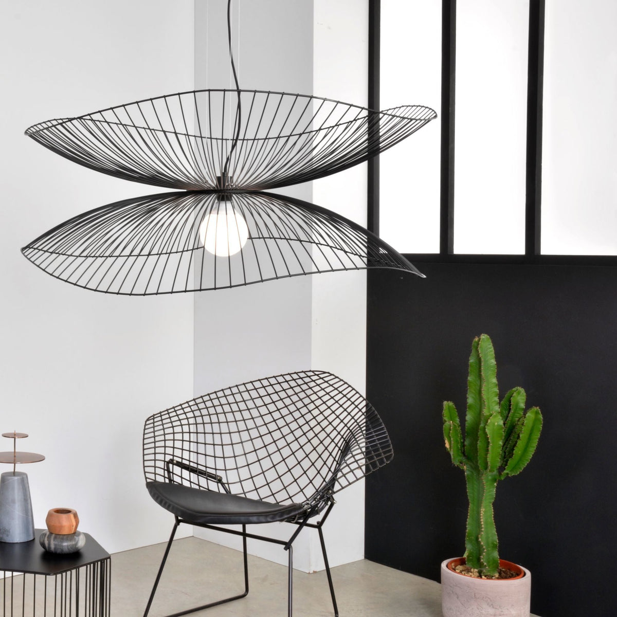 Suspension en métal blanche S Libellule - Forestier - The Cool Republic