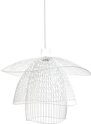 Suspension en métal blanche S Papillon - Forestier - The Cool Republic