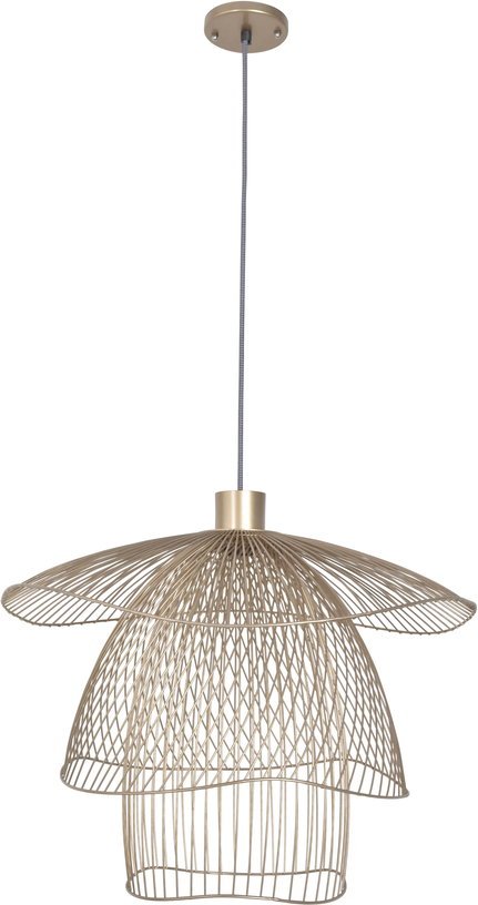 Suspension en métal champagne S Papillon - Forestier - The Cool Republic