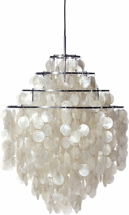 Suspension en métal chromé Fun 0DM - Verpan - The Cool Republic