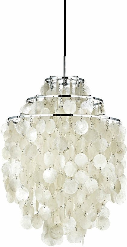 Suspension en métal chromé Fun 1DM - Verpan - The Cool Republic