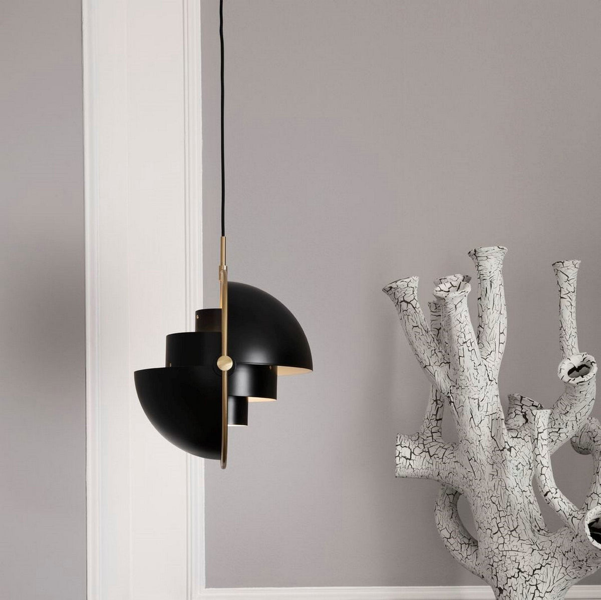 Suspension en métal chromé Multi Lite - Gubi - The Cool Republic