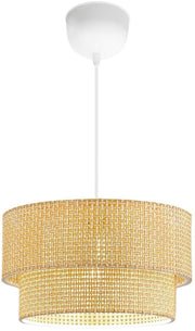 Suspension en métal doré 30x70cm - Home Design