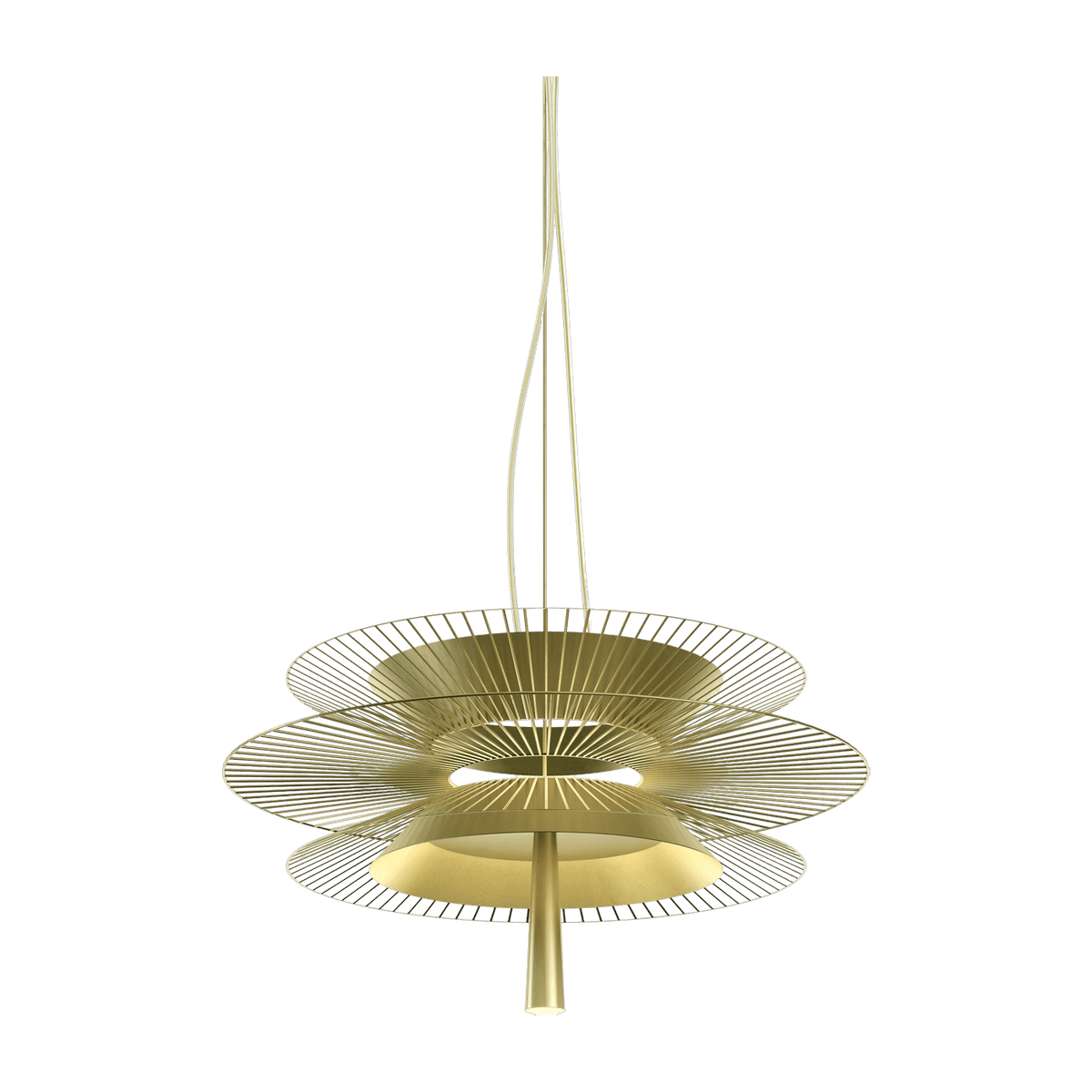 Suspension en métal doré 68 cm GRAVITY - Forestier - The Cool Republic