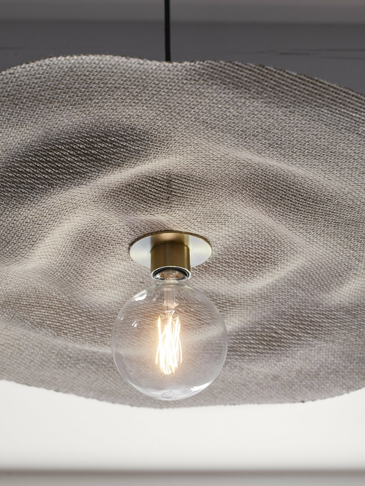 Suspension en métal et lin 58 cm Rivage - Market set - The Cool Republic