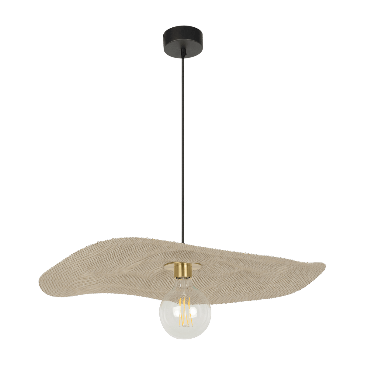 Suspension en métal et lin 68 cm Rivage - Market set - The Cool Republic