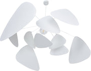 Suspension en métal et papier blanc 110 cm Screen Murano - Market set - The Cool Republic