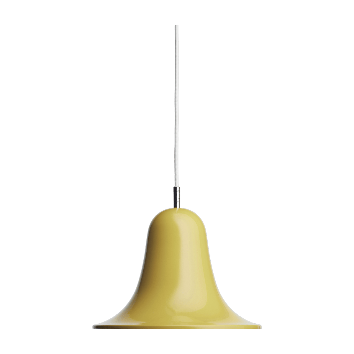Suspension lamp in yellow metal Pantop - Verpan - The Cool Republic