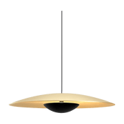 Brushed brass metal pendant Ginger 60 - Marset - The Cool Republic