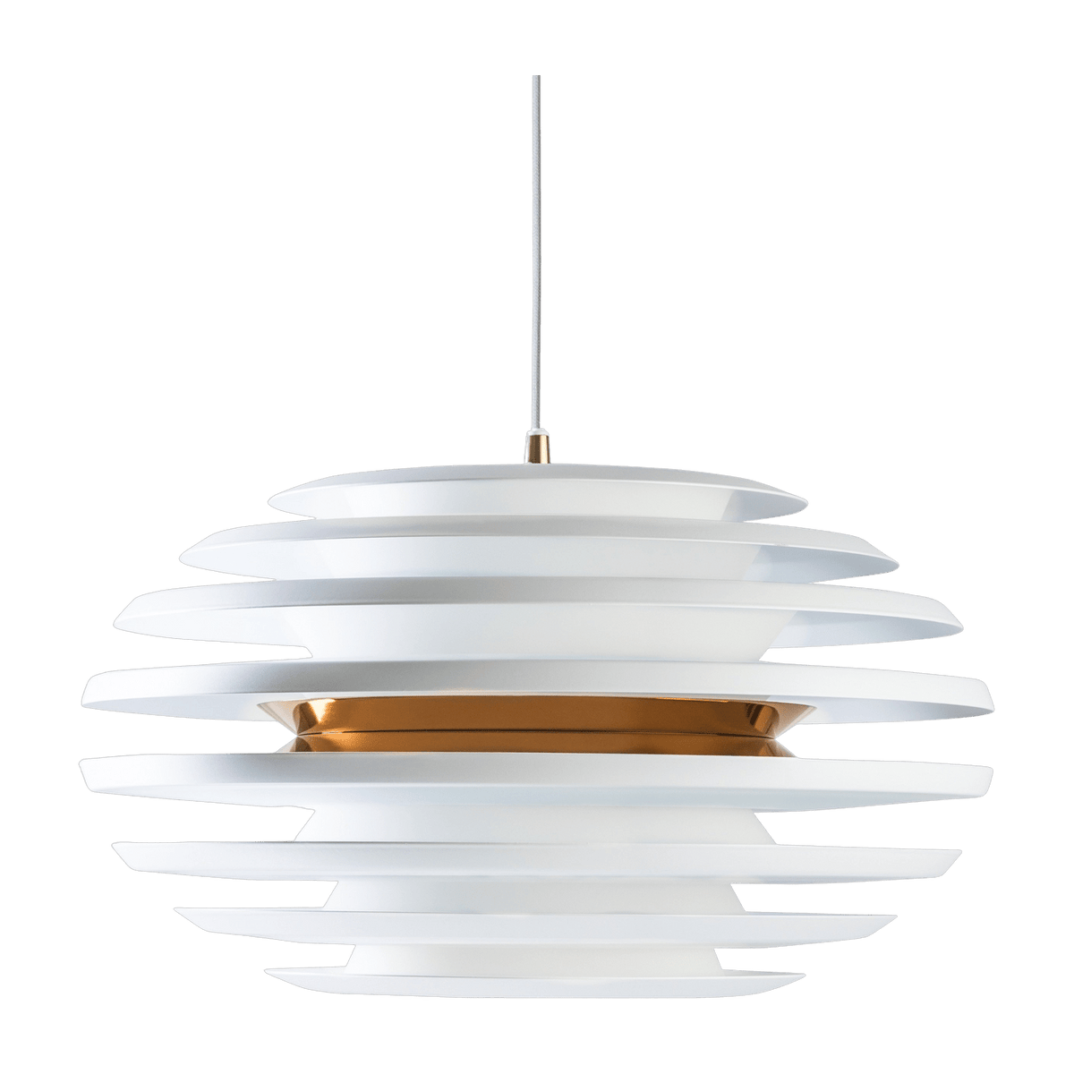 Suspension en métal laiton Ellipse - Belid - The Cool Republic