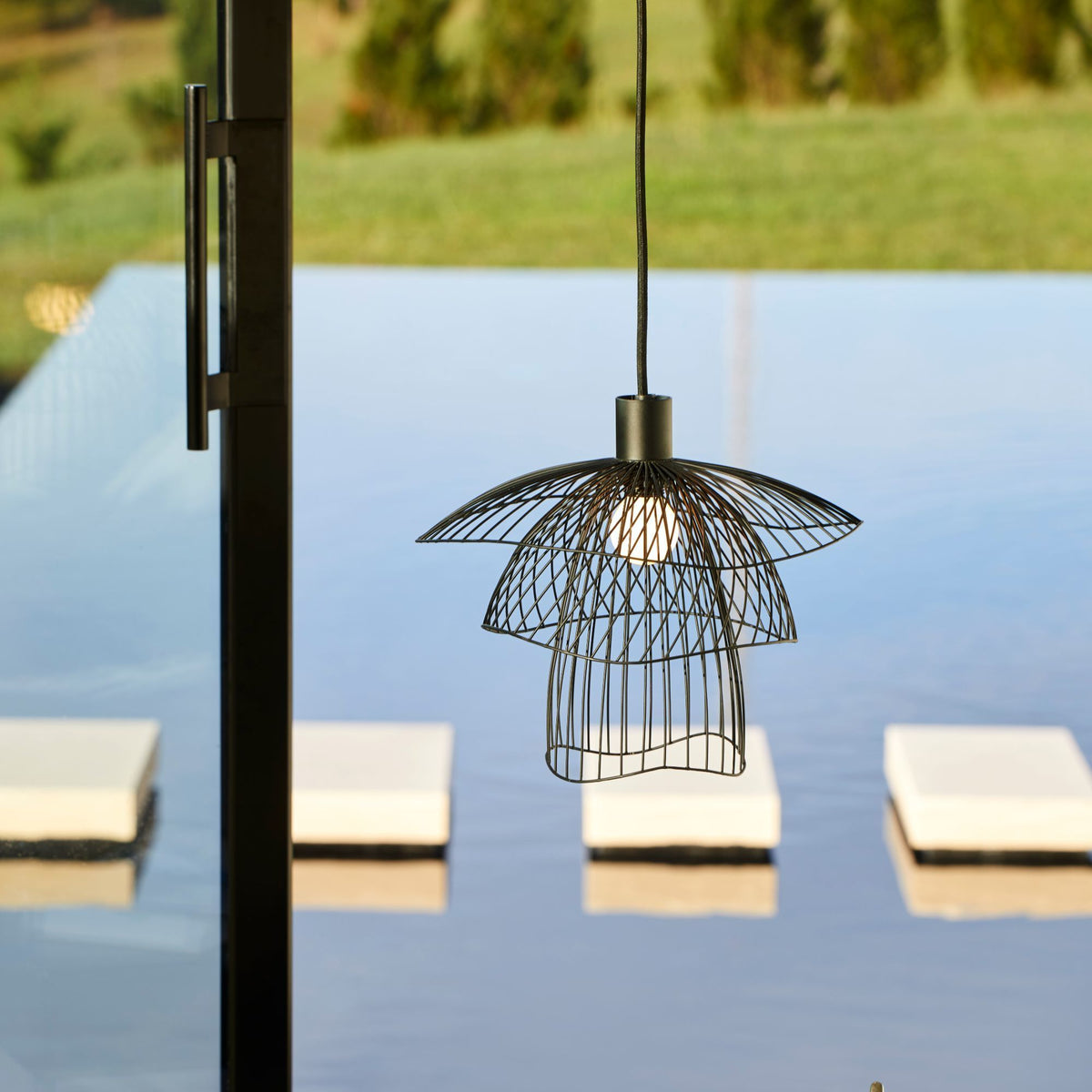 Suspension en métal multicolore S Papillon - Forestier - The Cool Republic