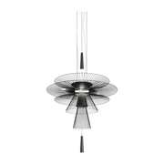 Suspension en métal noir 120cm GRAVITY - Forestier - The Cool Republic