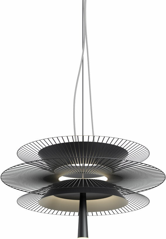 Suspension en métal noir 68 cm GRAVITY - Forestier - The Cool Republic