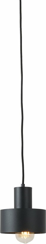 Suspension en métal noir cylindrique 15 cm Fay - Custom Form - The Cool Republic