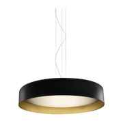 Black and gold metal suspension 80 cm Ginevra - Panzeri - The Cool Republic