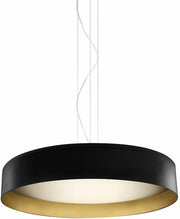 Suspension en métal noir et or 80 cm Ginevra - Panzeri - The Cool Republic