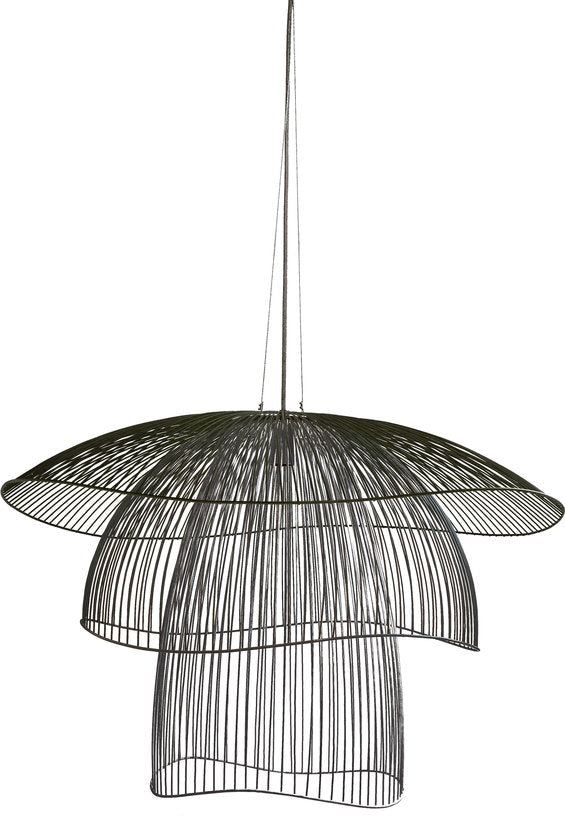 Suspension en métal noire L Papillon - Forestier - The Cool Republic