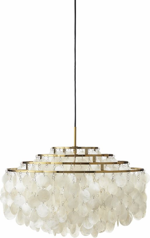 Suspension en métal plaqué laiton Fun 10DM - Verpan - The Cool Republic