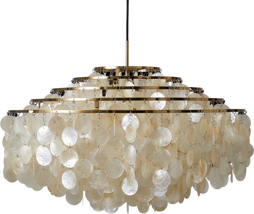 Suspension en métal plaqué laiton Fun 11DM - Verpan - The Cool Republic