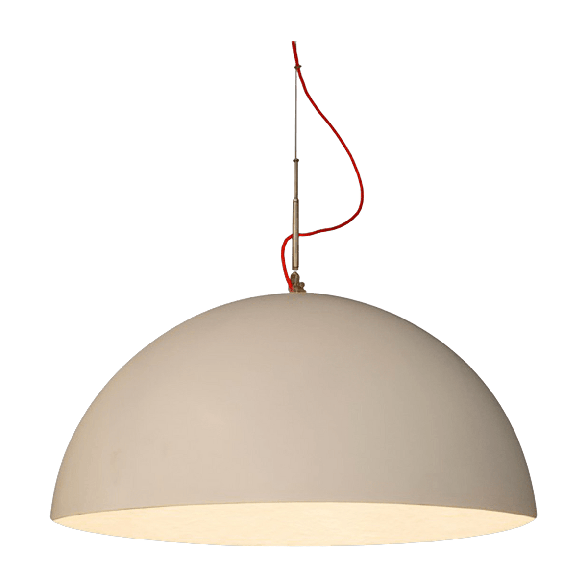 Suspension en nébulite grise et blanche Mezza Luna 1 - In-es.artdesign - The Cool Republic