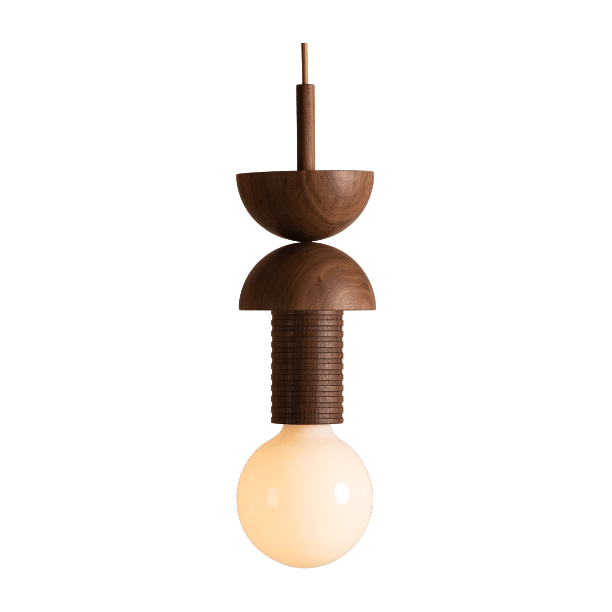 Junit Copla walnut pendant light - Schneid Studio - The Cool Republic