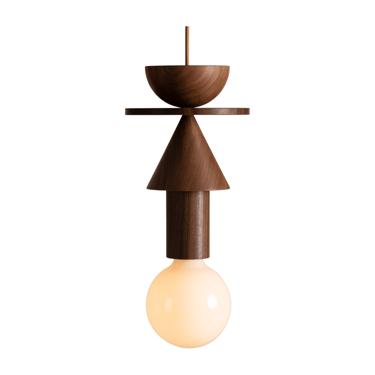 Junit Stanza walnut pendant light - Schneid Studio - The Cool Republic