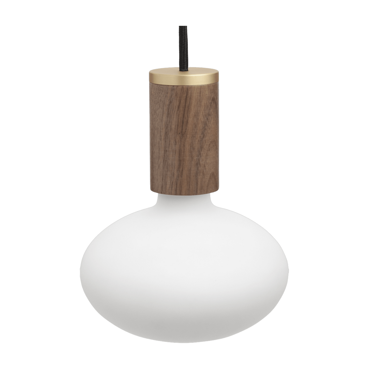 Suspension en noyer Knuckle et ampoule Oval - tala - The Cool Republic