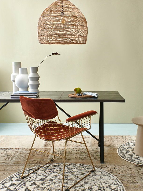 Suspension en osier naturel 60 cm Wicker Ball - HKliving - The Cool Republic