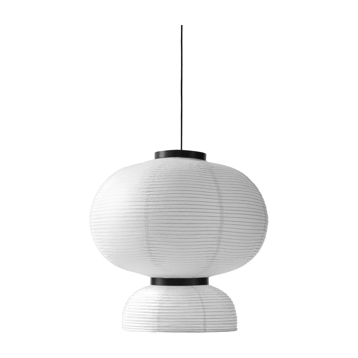 Suspension en papier blanc ivoire 70cm Formakami JH5 - &tradition - The Cool Republic