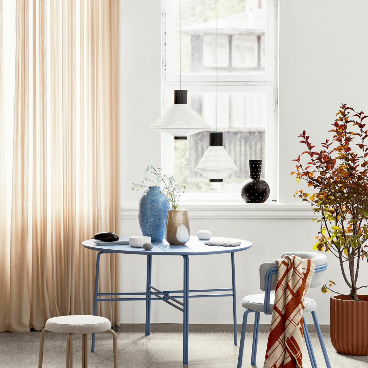 Suspension en papier de riz L Ritta - Broste Copenhagen - The Cool Republic