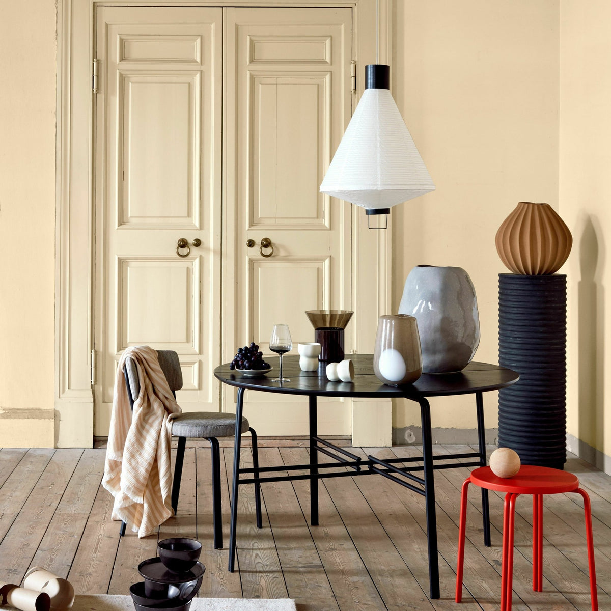 Suspension en papier de riz L Ritta - Broste Copenhagen - The Cool Republic